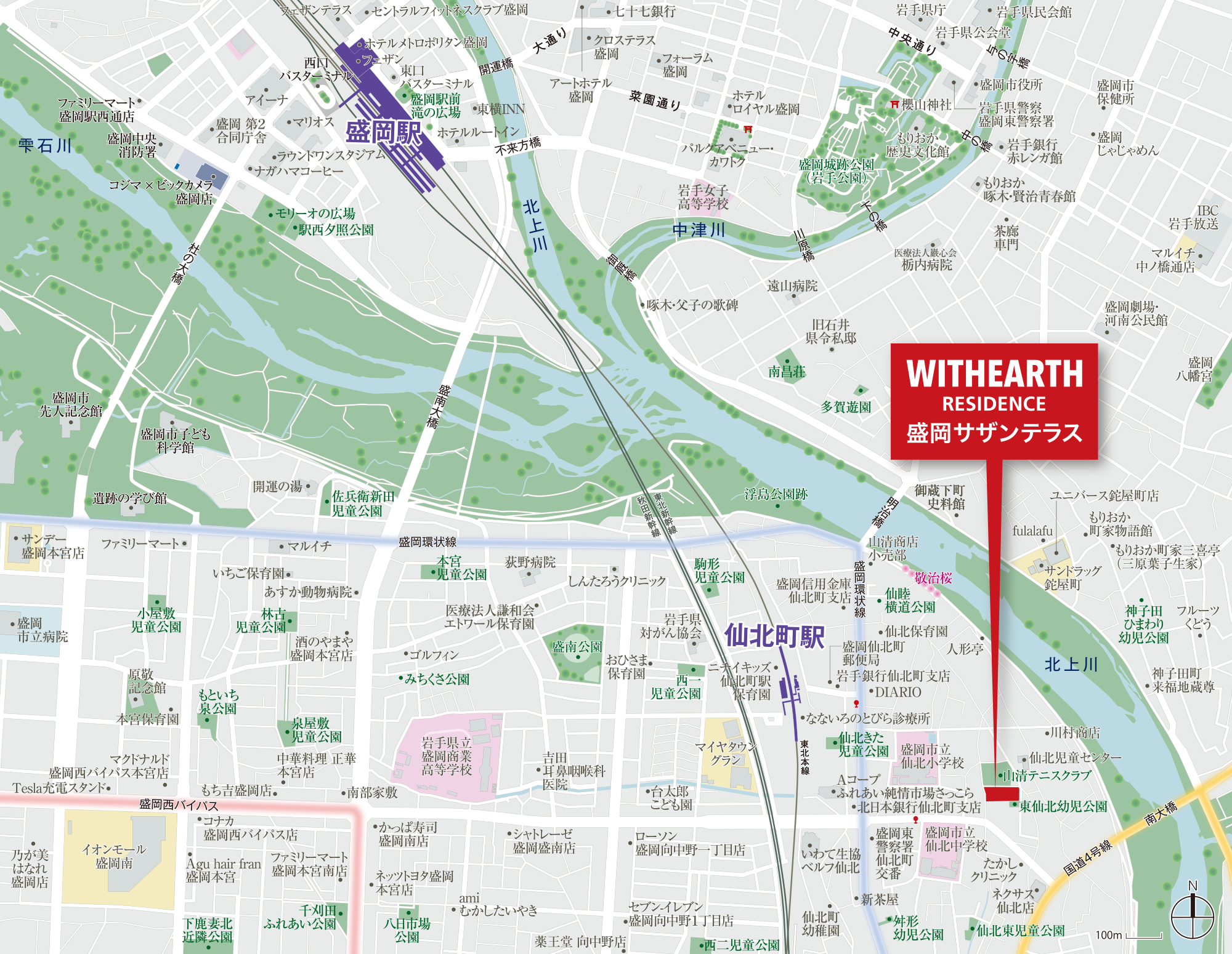 現地案内図
