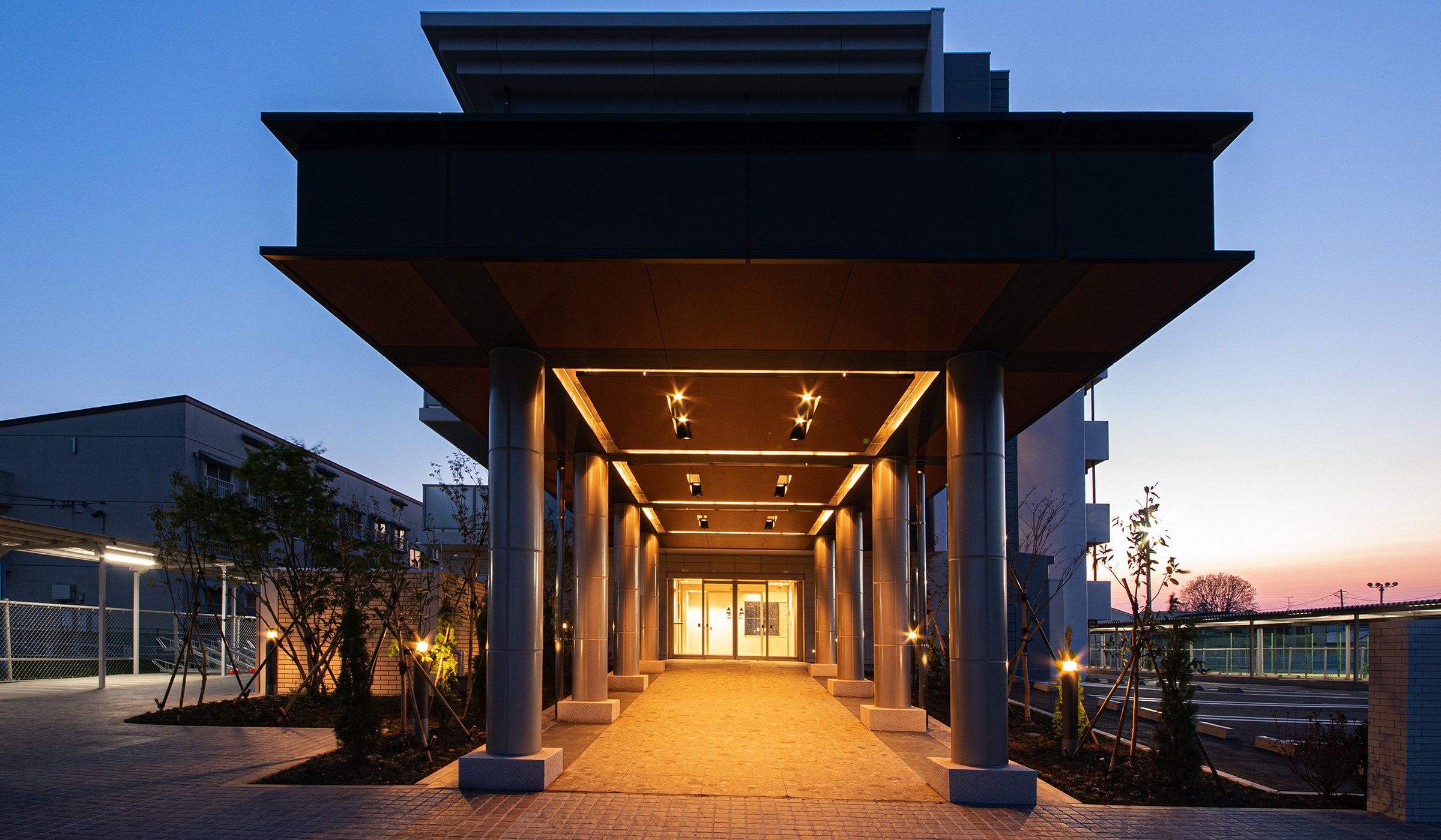 Entrance Night view